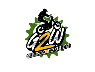 GetOn2Wheels logo design by dasigns