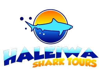 Haleiwa Shark Tours logo design by ElonStark