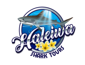 Haleiwa Shark Tours logo design by DreamLogoDesign
