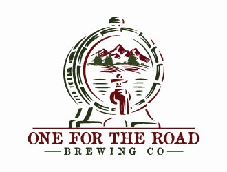 One For The Road Brewing Co.  logo design by AYATA