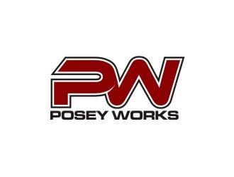 Posey Works  logo design by agil