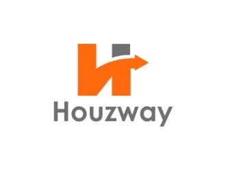 Houzway logo design by EkoBooM