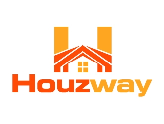 Houzway logo design by ElonStark