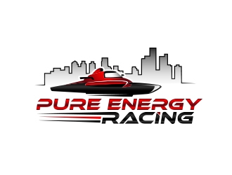 Pure Energy Racing logo design by digihexagon