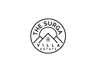 The Surga villa estate logo design by JJlcool