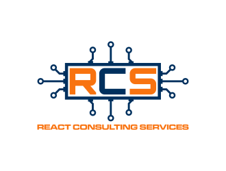 React Consulting Services - We also use RCS logo design by goblin