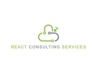 React Consulting Services - We also use RCS logo design by ellsa