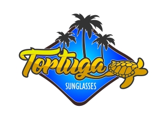 Tortuga Sunglasses logo design by Cekot_Art