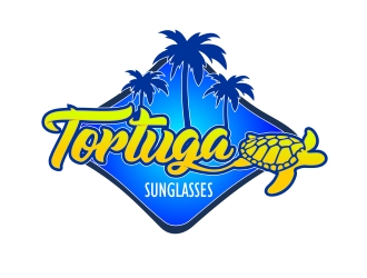 Tortuga Sunglasses logo design by Cekot_Art