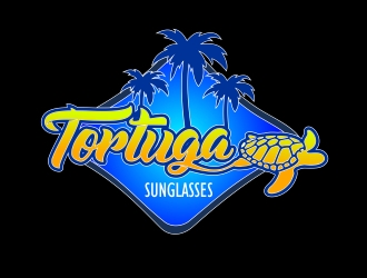 Tortuga Sunglasses logo design by Cekot_Art