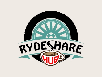 Rydeshare Hub logo design by JJlcool