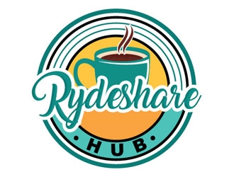 Rydeshare Hub logo design by shere