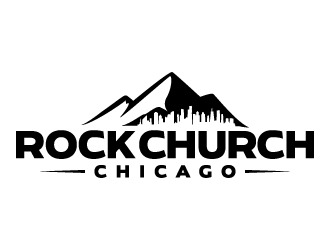 Rock Church Chicago logo design by jaize