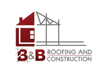 B & B Roofing and Construction logo design by Xeon