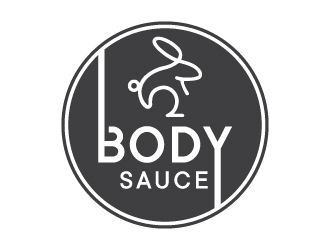 Body Sauce - rabbit is the logo logo design by ORPiXELSTUDIOS