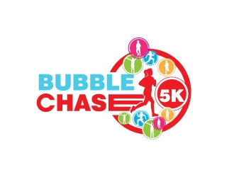 bubble chase 5k logo design by Cyds