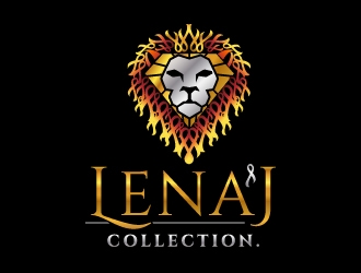 LenaJ COLLECTION. logo design by jaize