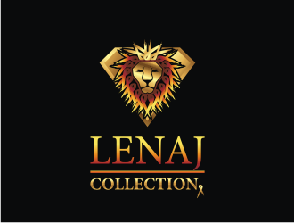 LenaJ COLLECTION. logo design by ohtani15