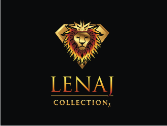 LenaJ COLLECTION. logo design by ohtani15