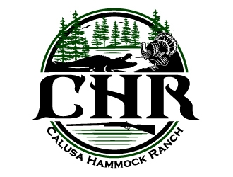 Calusa Hammock Ranch logo design by Xeon