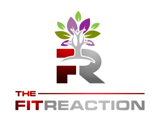 The Fit Reaction  logo design by BlessedArt