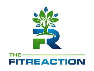 The Fit Reaction  logo design by BlessedArt