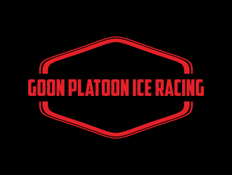 Goon Platoon Ice Racing logo design by Greenlight