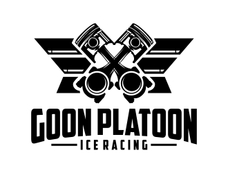 Goon Platoon Ice Racing logo design by imagine