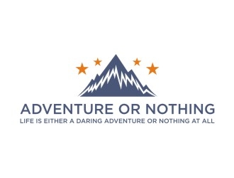 adventure or nothing logo design by EkoBooM
