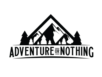 adventure or nothing logo design by Eliben