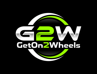 GetOn2Wheels logo design by ubai popi
