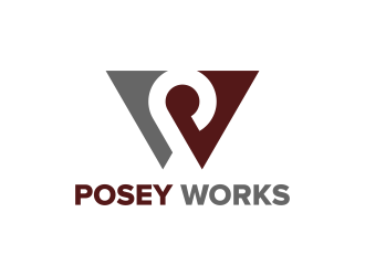Posey Works  logo design by pakNton