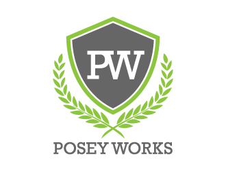 Posey Works  logo design by torresace