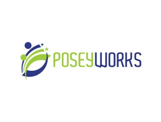Posey Works  logo design by sanworks