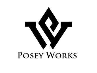 Posey Works  logo design by Cyds