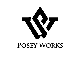 Posey Works  logo design by Cyds