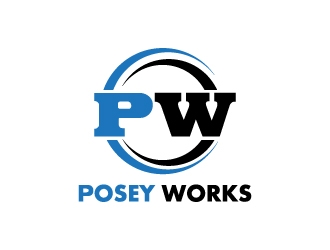 Posey Works  logo design by Cyds