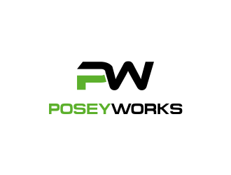 Posey Works  logo design by done