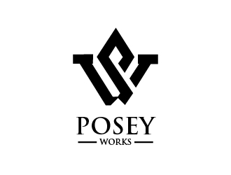 Posey Works  logo design by Cyds