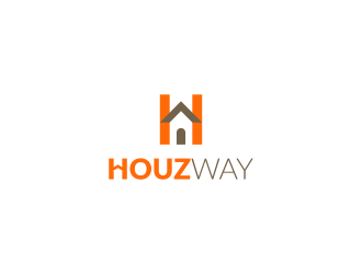Houzway logo design by DeyXyner