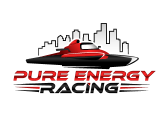 Pure Energy Racing logo design by digihexagon