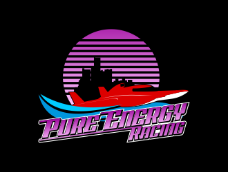 Pure Energy Racing logo design by beejo