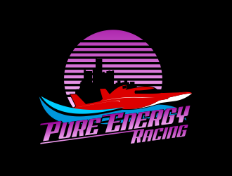 Pure Energy Racing logo design by beejo
