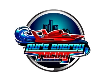 Pure Energy Racing logo design by deva