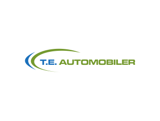 T.E. AUTOMOBILER logo design by RIANW