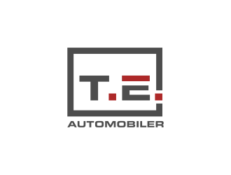 T.E. AUTOMOBILER logo design by kenthuz