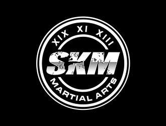 SKM MARTIAL ARTS logo design by Benok