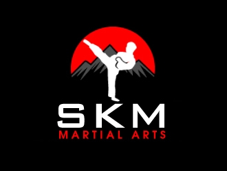 SKM MARTIAL ARTS logo design by ElonStark
