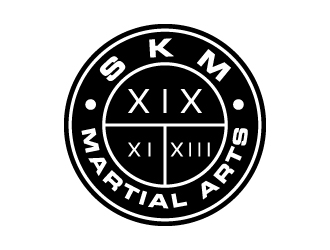 SKM MARTIAL ARTS logo design by karjen