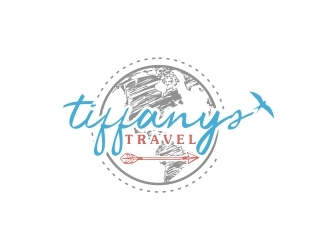 Tiffanys Travel logo design by amar_mboiss